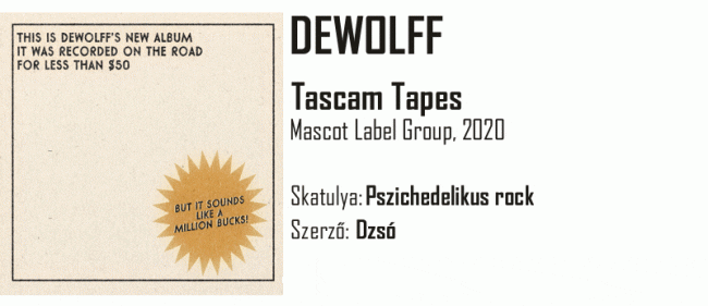 Egypercesek - DeWolff - Tascam Tapes