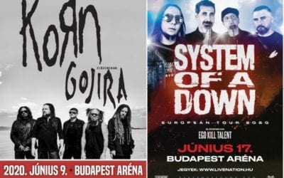 Live Nation – A Korn és a System Of A Down koncertjét is elhalasztották