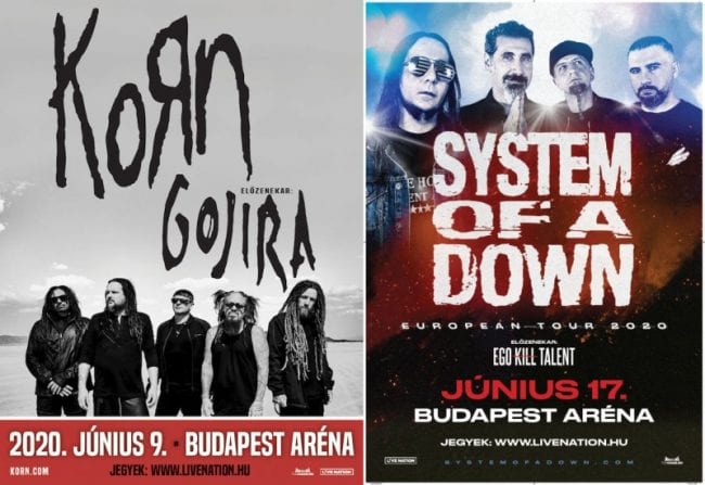 Live Nation – Korn System Of A Down