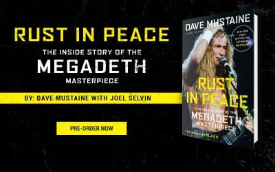 Dave Mustaine – Slash előszavával jelenik meg a ’Rust In Peace’ sztorija