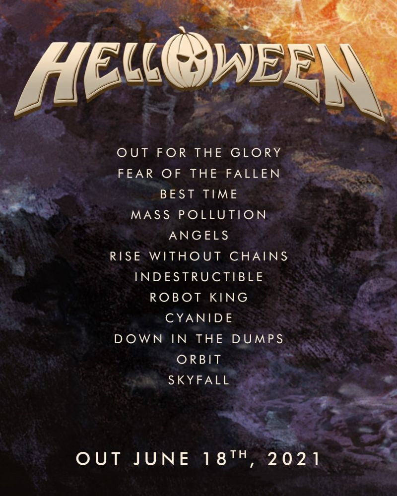 Helloween tracklist