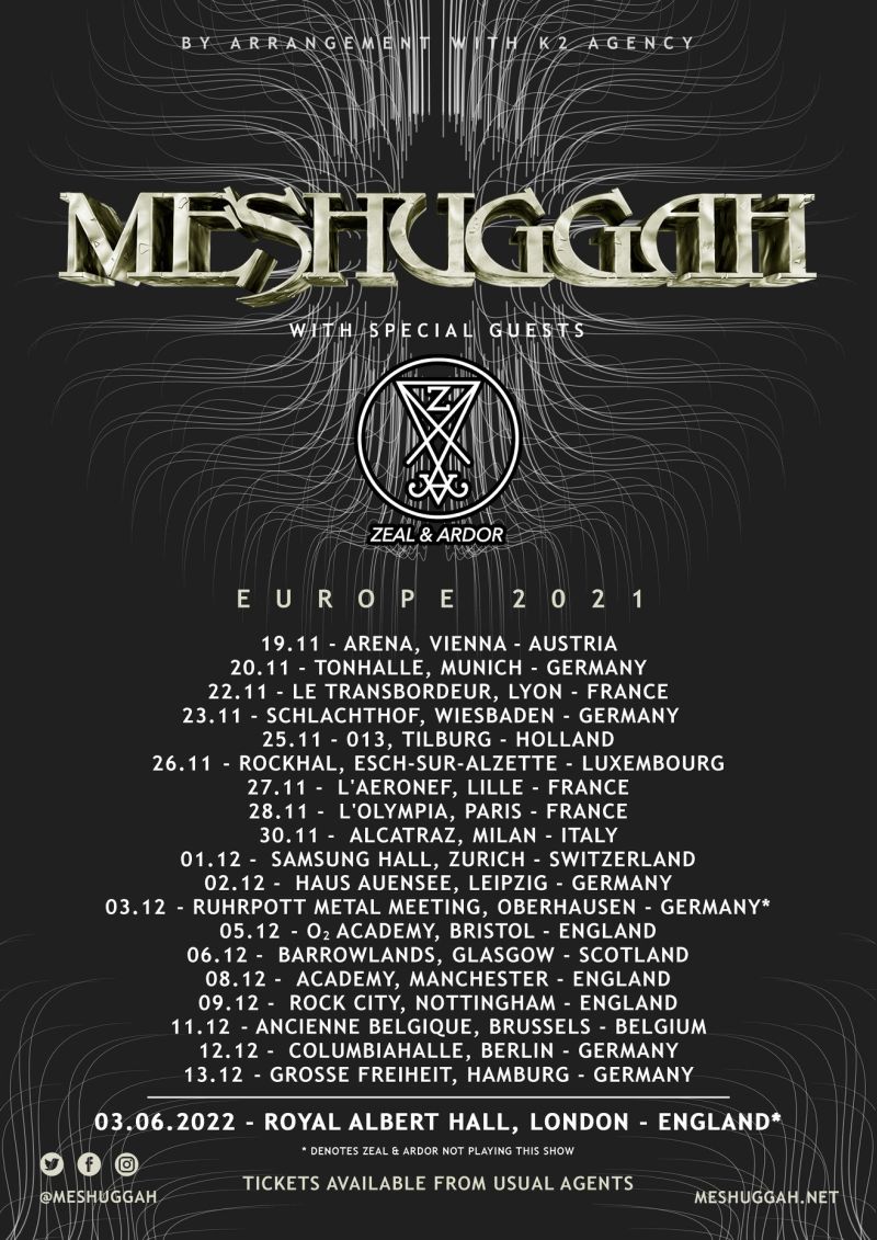 Meshuggah tour
