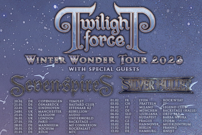 Twilight Force 2023 tour poster