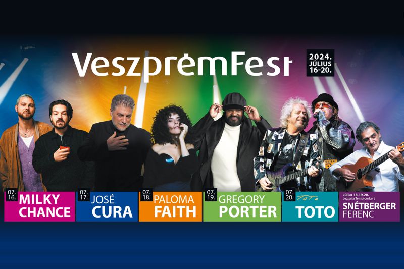 VeszprémFest 2024 – Pop, rock, soul, opera és dzsessz 5 napba sűrítve