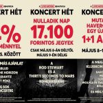 Live Nation – Kedvezményes jegyárak 30 koncertre