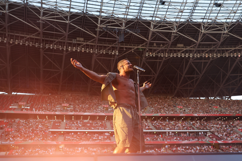 Ilyen volt az első sorból: Imagine Dragons, Declan McKenna – Puskás Aréna, 2025. 06. 15.