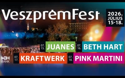VeszprémFest 2026 – Beth Hart, Kraftwerk, Pink Martini és Juanes