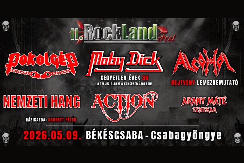 Május 9-én II. Rockland Fest Békéscsabán