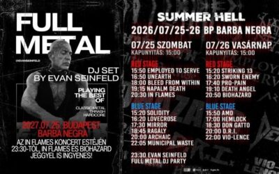 Ma startol a Summer Hell 2026 – főszerepben az In Flames és a Biohazard!