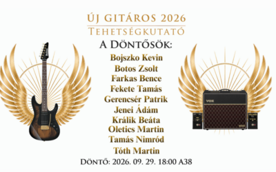 Új Gitáros 2026 – 117 nevezőből tízen jutottak a jövő keddi döntőbe