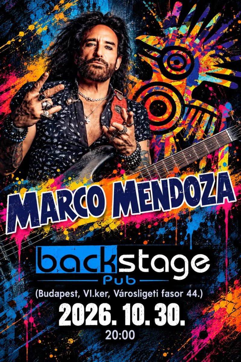 Marco Mendoza Backstage