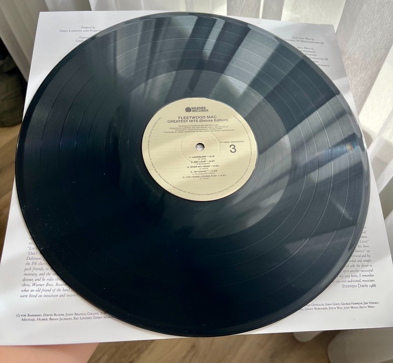 Fleetwood Mac Greatest Hits vinyllemez